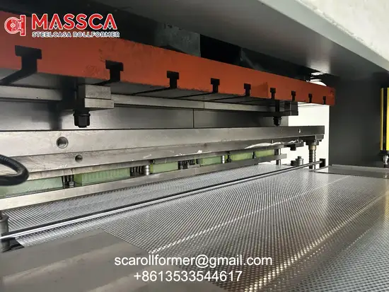 sheet metal perforation line