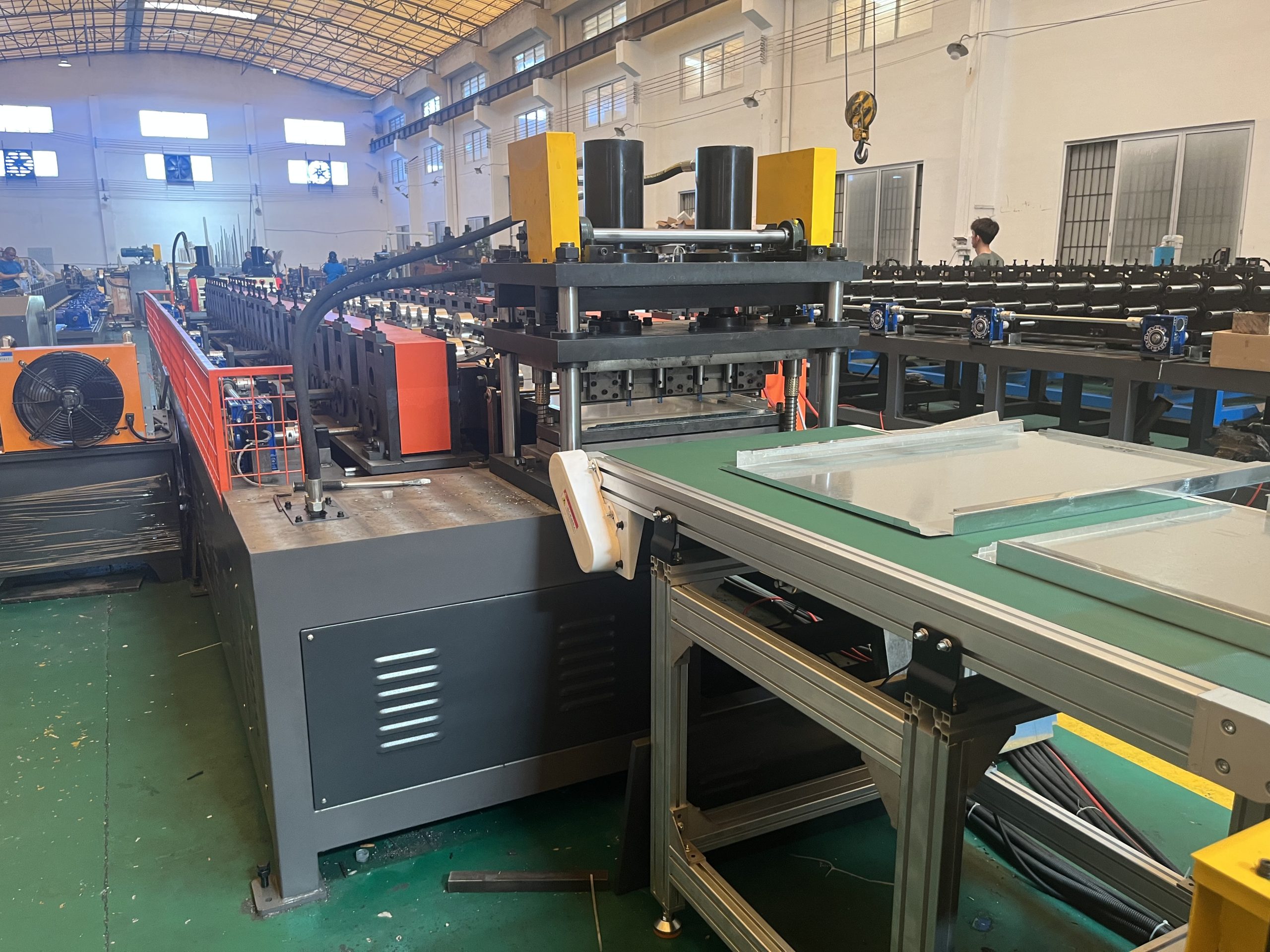 shelf panel making machine