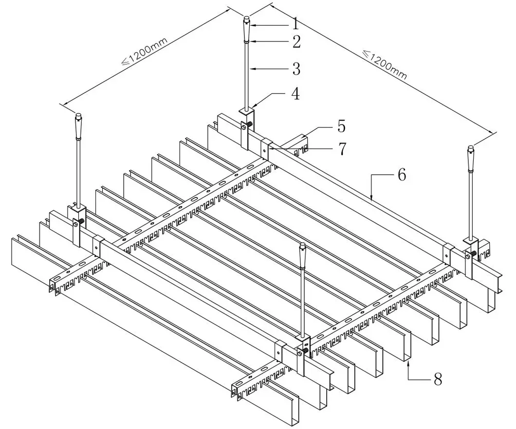 u shape baffle ceiling making machine