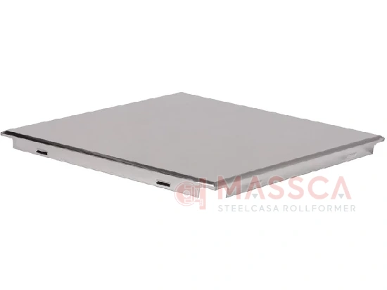 plain 600x600mm clip in metal ceiling tiles